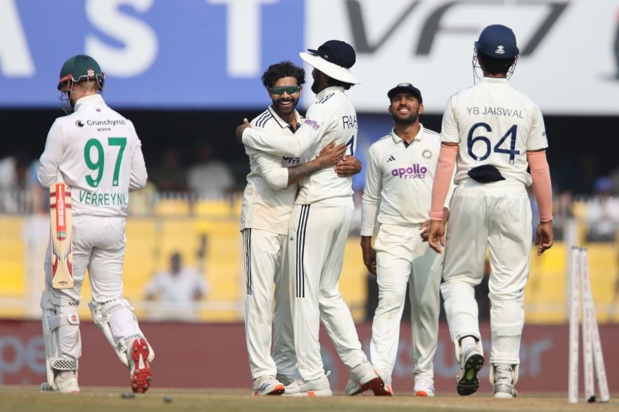 South Africa 489 all out against India in second Test