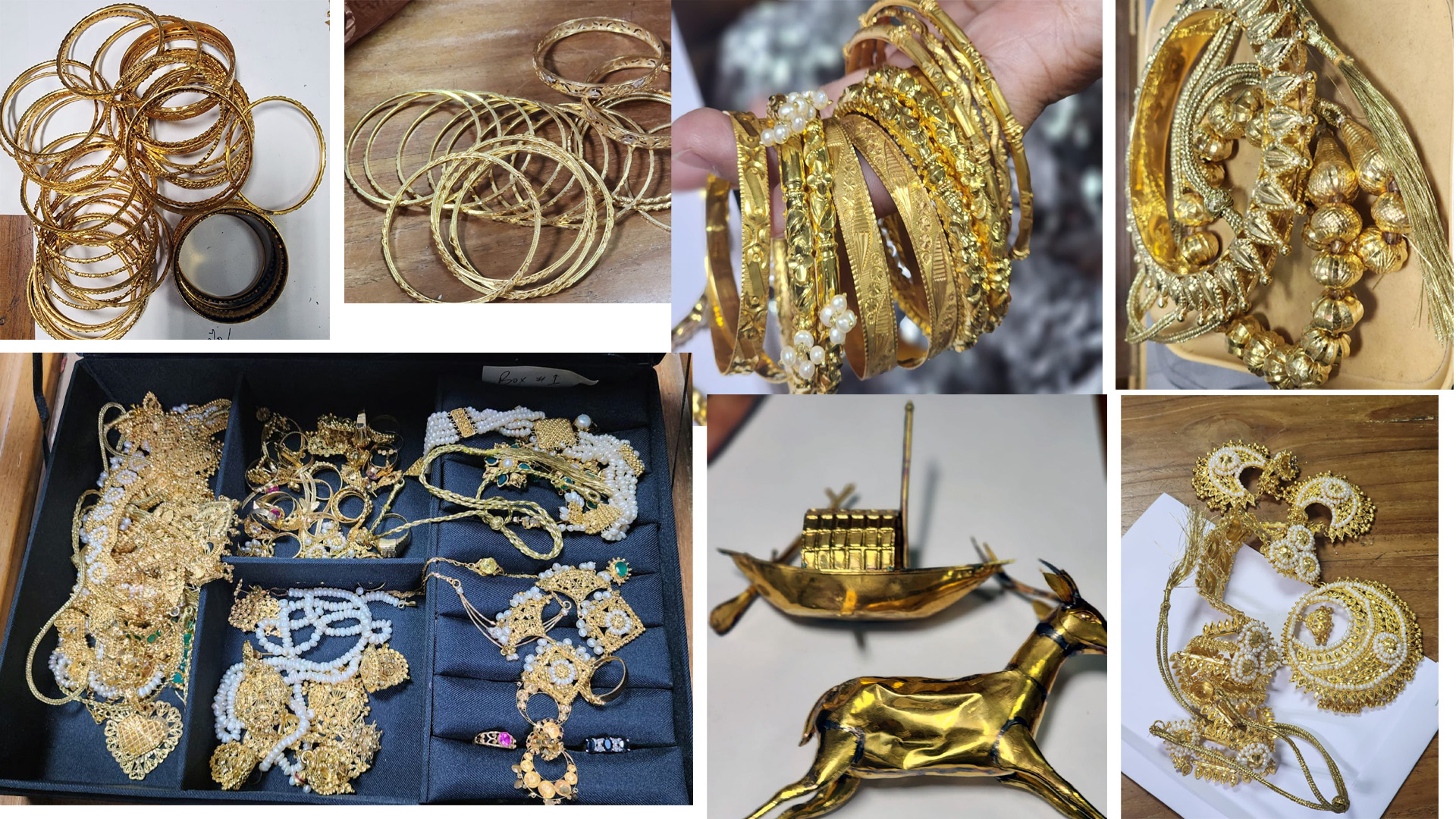 9.7 kg of gold found in two bank lockers of Sheikh Hasina