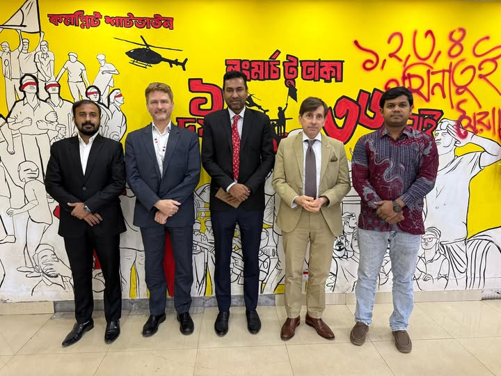 French envoy visits NCP office in Dhaka