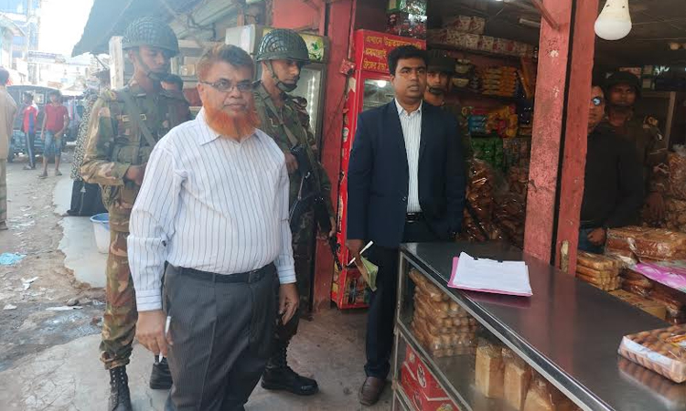 Nine shops fined for storing expired food, medicines in Chandpur