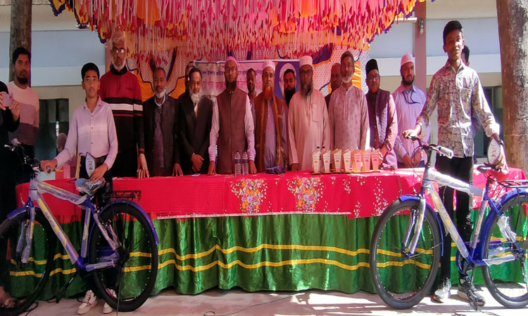 Top students in Raninagar awarded bicycles in merit competition
