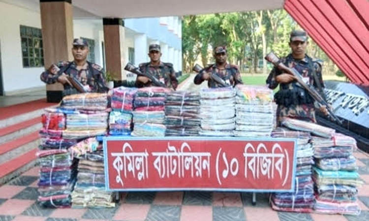 BGB seizes smuggled goods worth Tk 41 lakh in Cumilla