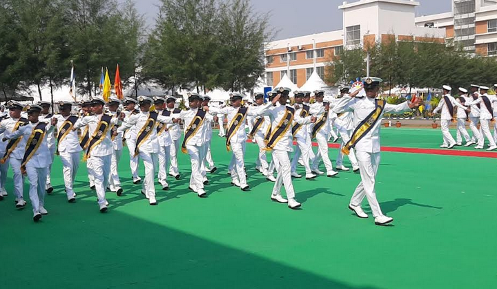 Graduation parade held at Barisal Marine Academy