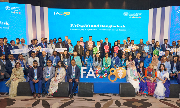 FAO celebrates 5-decade partnership with Bangladesh