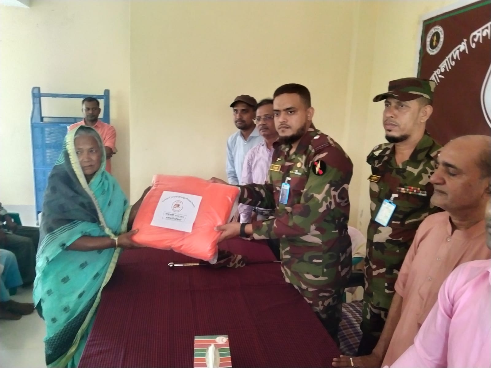 Army distributes winter clothes to needy priests in Rangamati