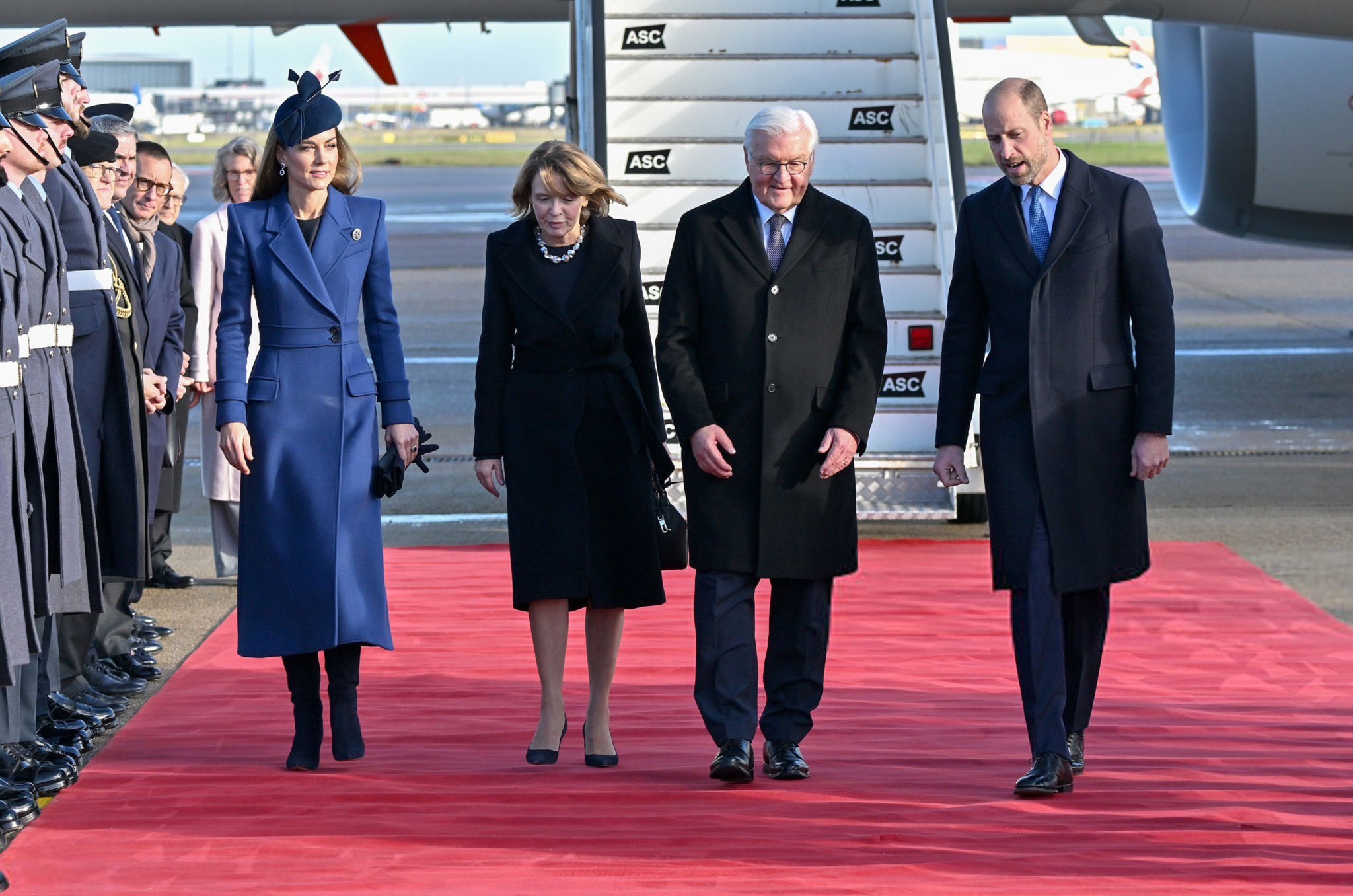 German president arrives in UK on landmark state visit