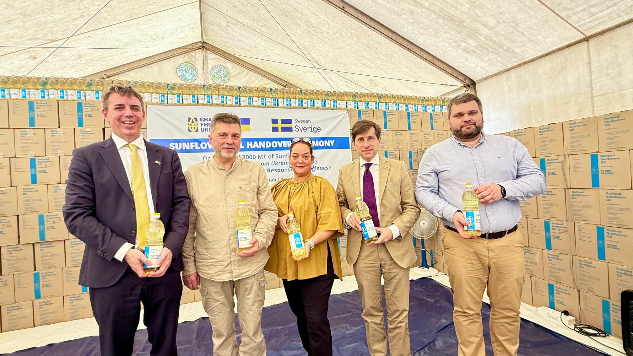 Sweden-funded Ukrainian oil reaches Rohingyas