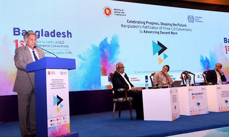 Simultaneous ratification of 3 ILO conventions is a historic move: Sakhawat