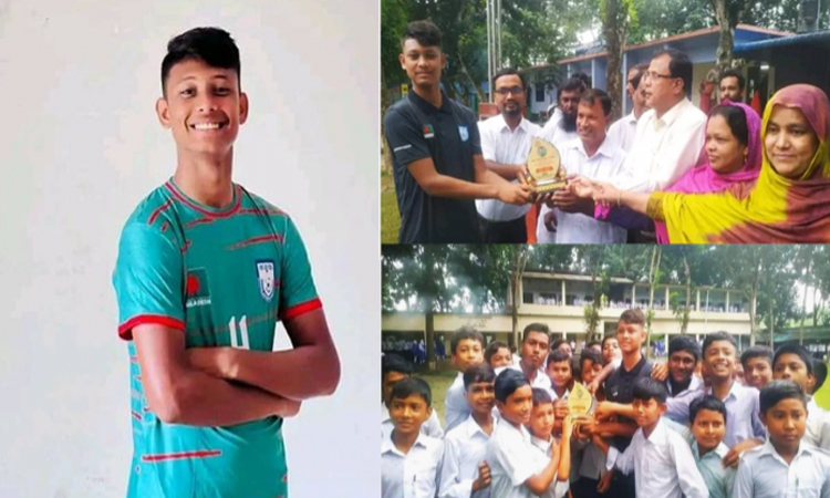 Young footballer Fahim dreams of playing for national team