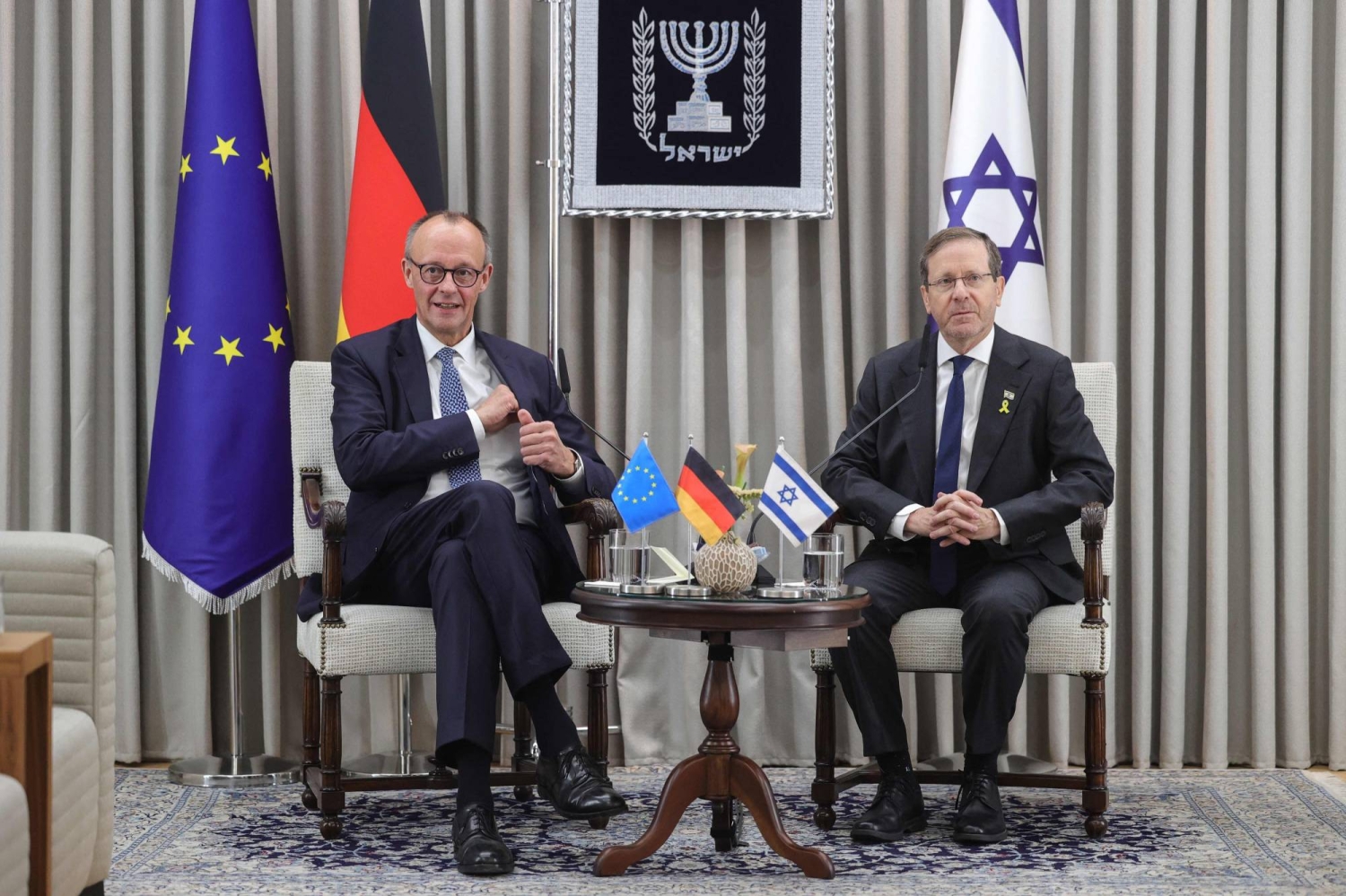 In Jerusalem, Merz reaffirms Germany's support for Israel