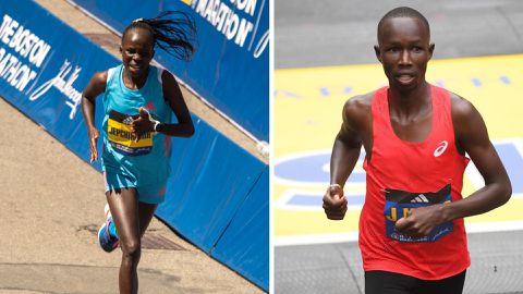Kenyans Korir and Jepkosgei win pacey Valencia marathons