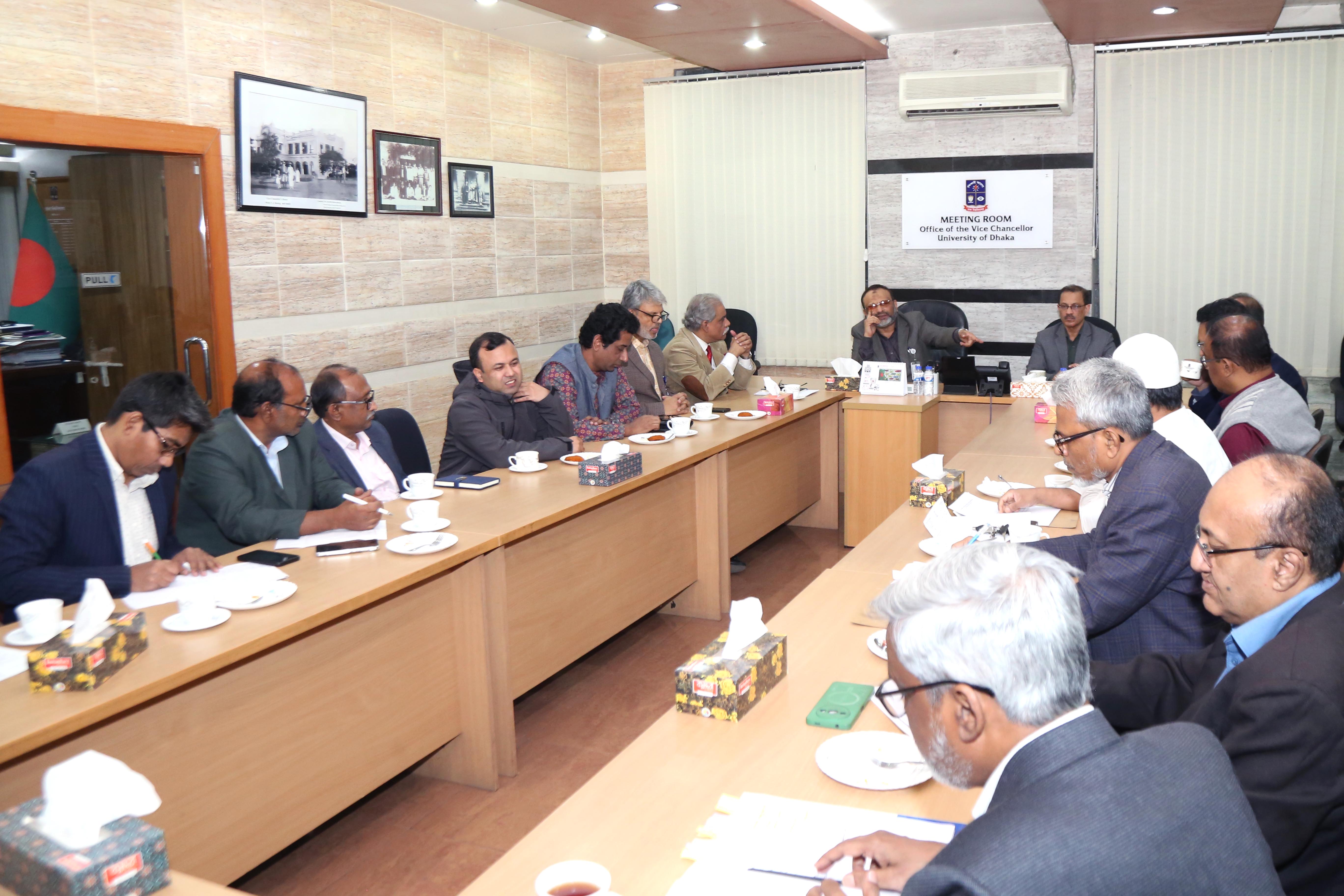 DU central coordination committee meeting held
