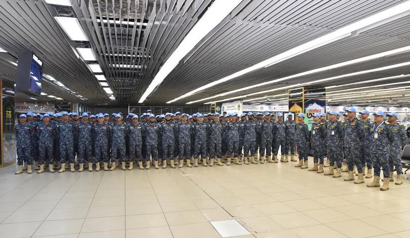 99 Naval staff leave for UN Peacekeeping Mission in South Sudan