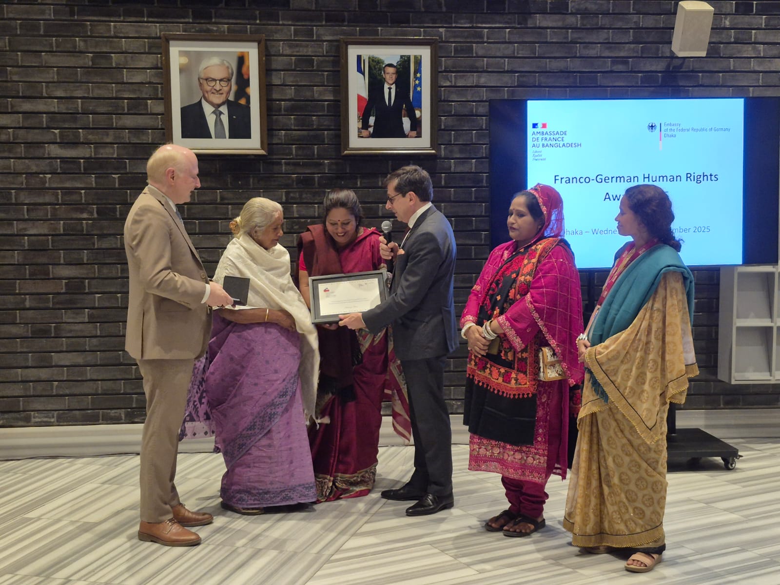 Sumaiya Islam wins Franco-German human rights award