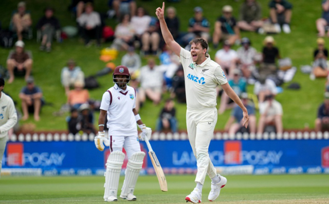 Duffy takes five as NZ thrash West Indies for 1-0 Test series lead