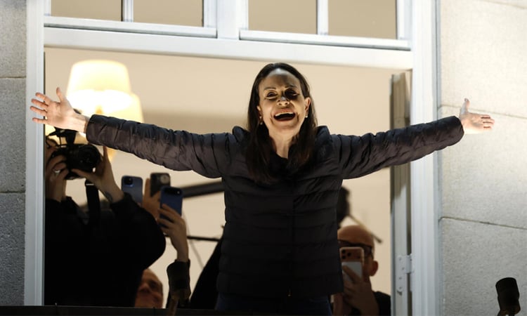 Machado urges pressure so Maduro understands 'he has to go'