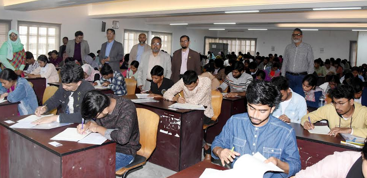 DU 'C' unit admission test held smoothly at KU 