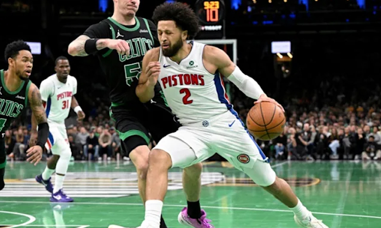 Cunningham leads Pistons past Celtics