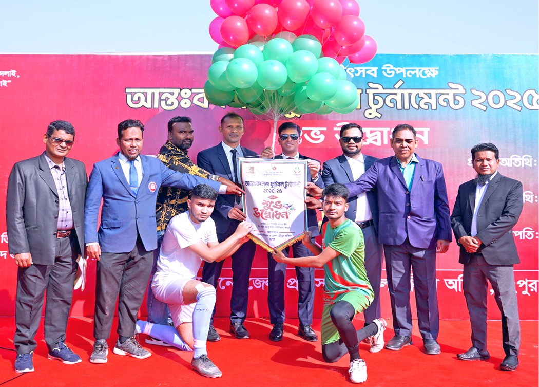 Youth Festival Football Tournament begins in Rangpur