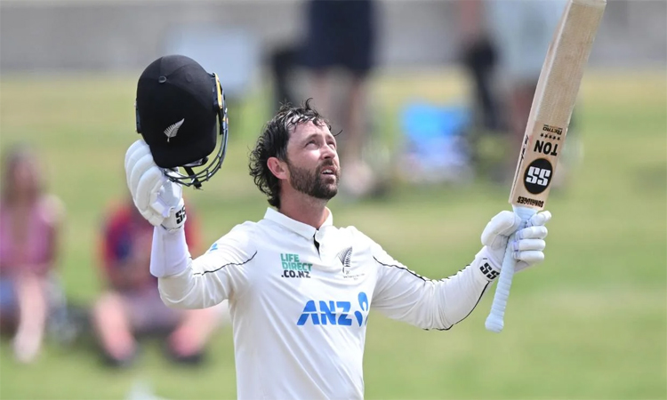 Conway brings up Test double-hundred for NZ against West Indies