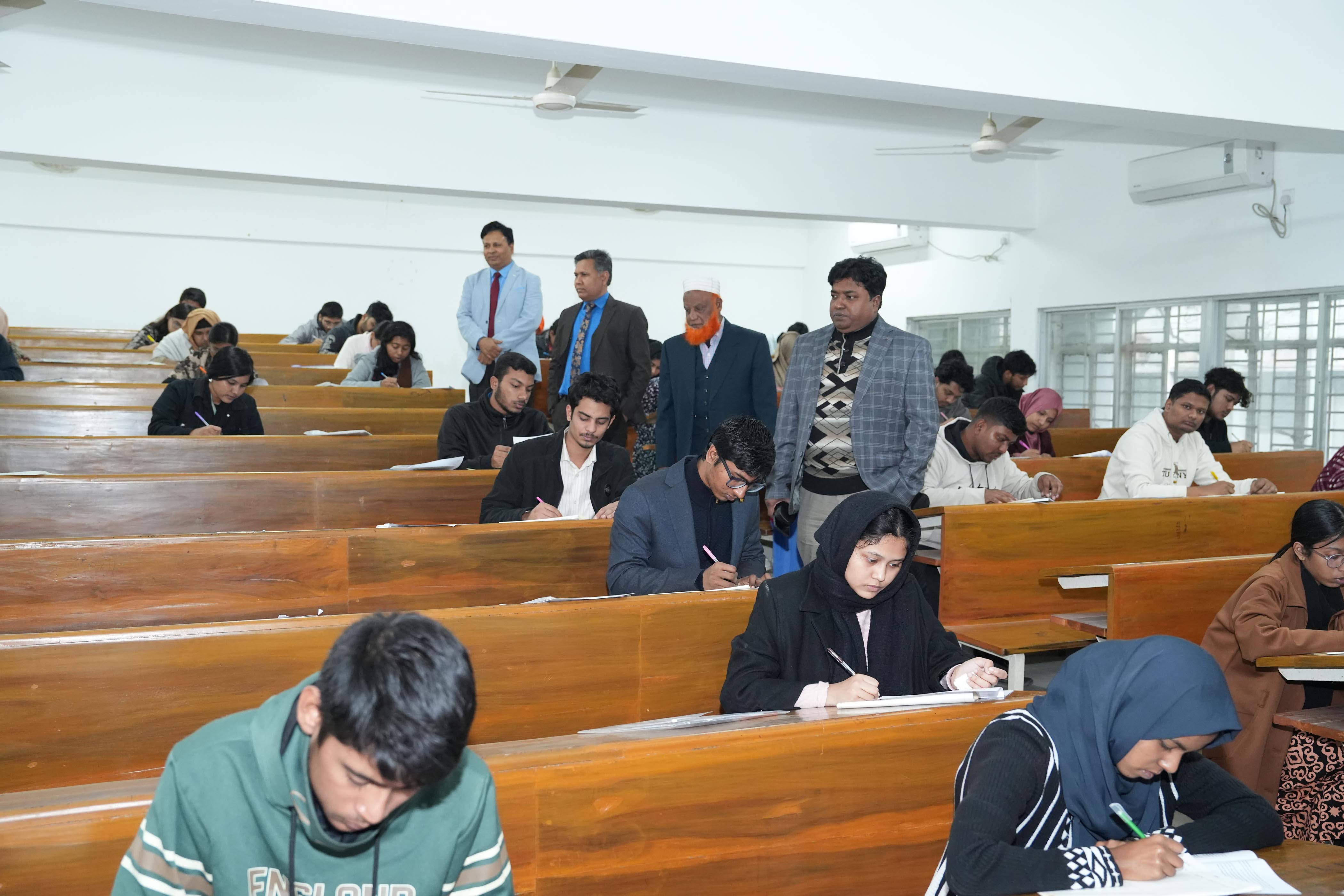 DU 'A' Unit admission test held smoothly at RU