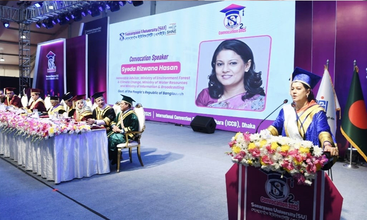 Degree is not just for job, but a commitment to nation and nature: Rizwana
