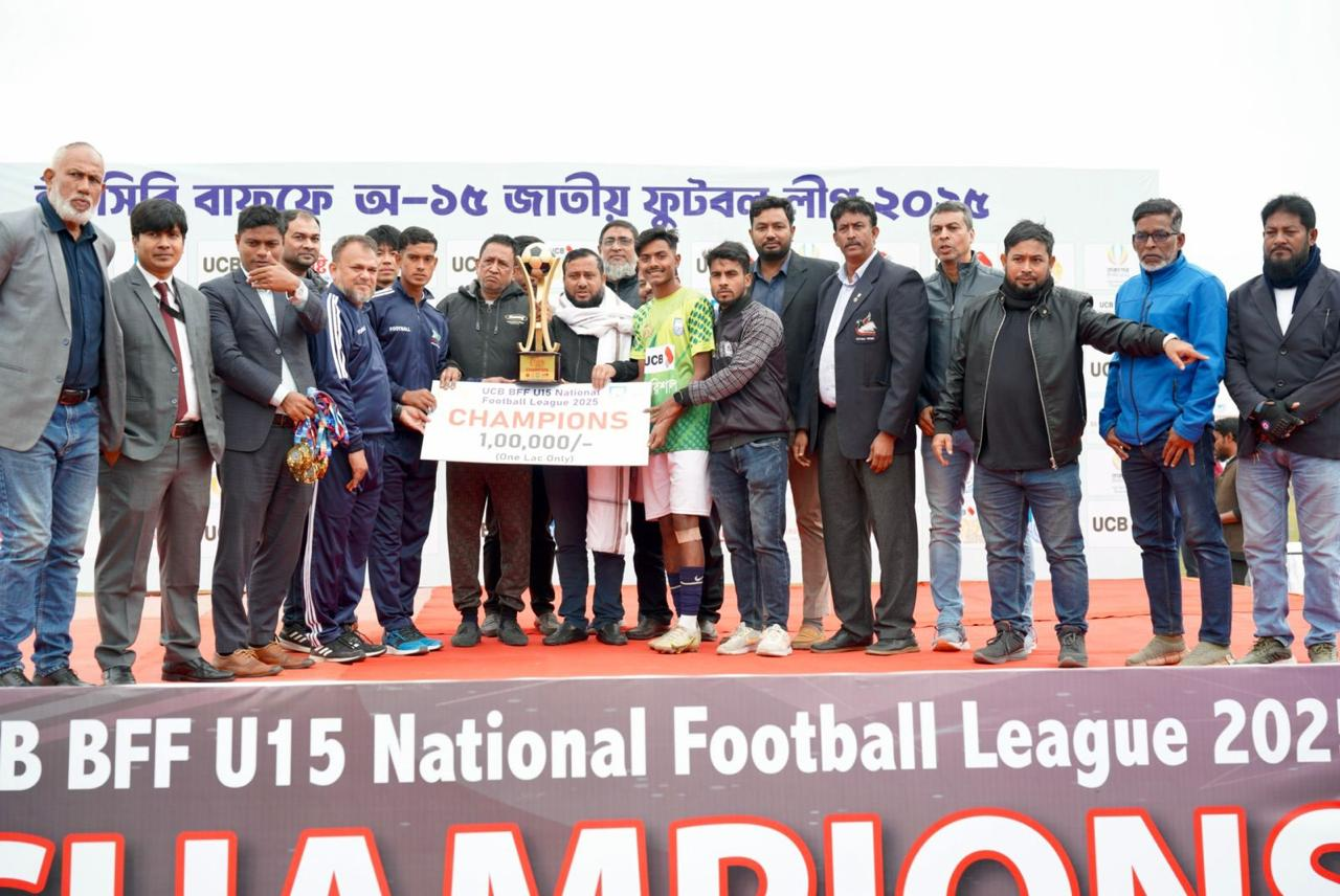 BKSP, Barisal declared joint champions