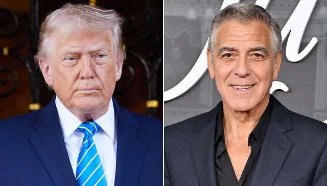 Trump joins criticism of Clooney's French passport