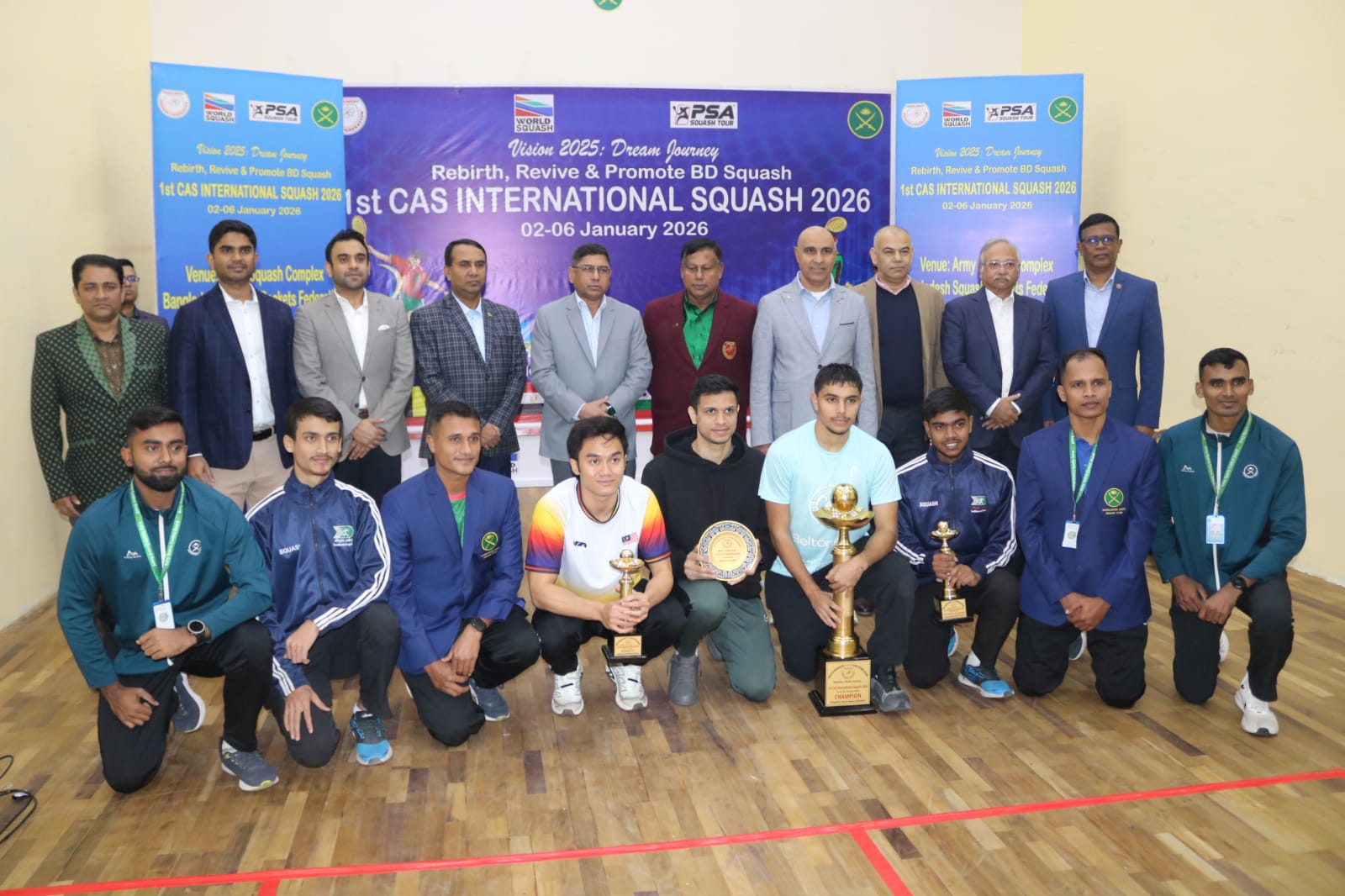 First CAS Int'l Squash concludes