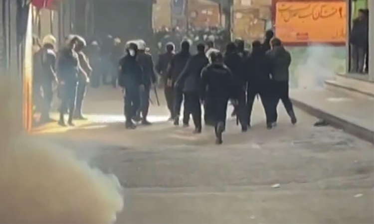 Tear gas used near hospital in Iran protests: media