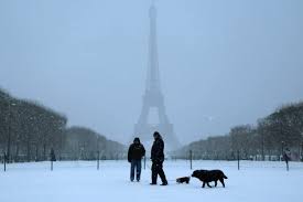 Snow forces 140 Paris flight cancellations