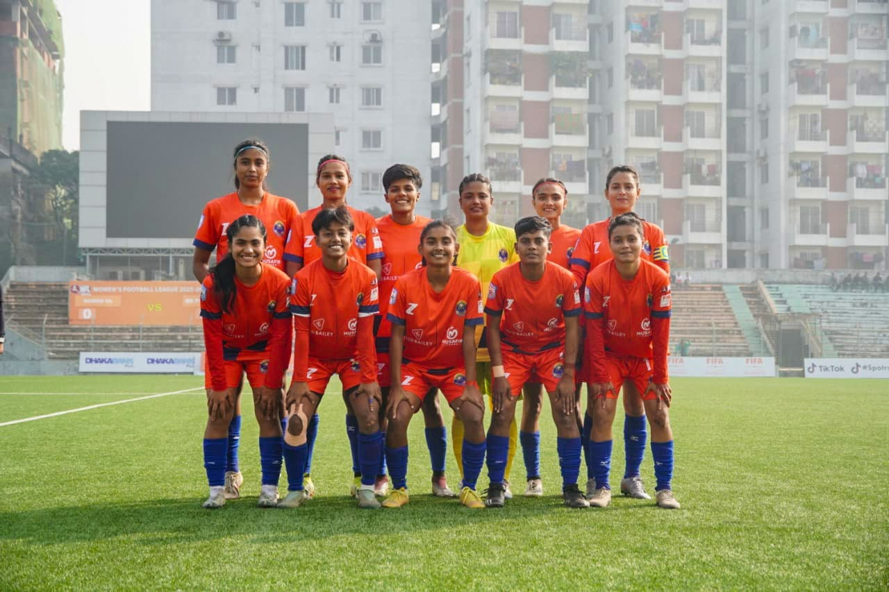 Police FC blow Nasrin SC away 15-0 in women's football