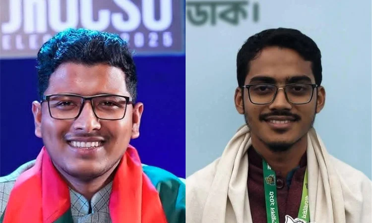 JnUCSU VP Riazul, GS Alim