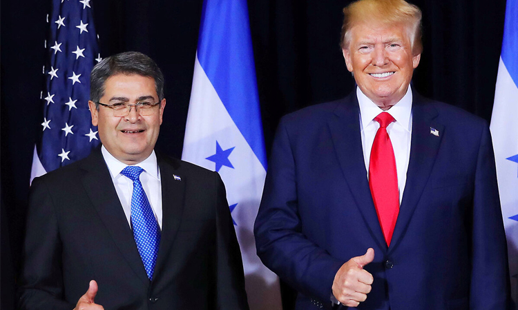 Outgoing Honduras president calls for Trump meeting