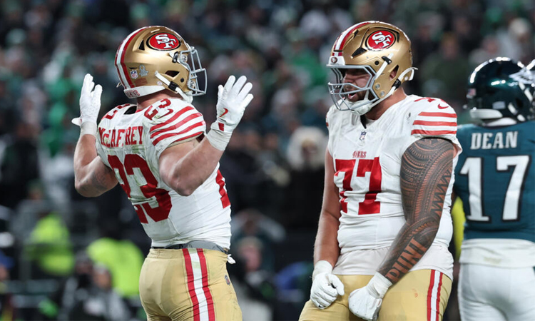 Eagles stunned by depleted 49ers, Allen leads Bills fightback