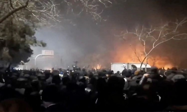 Iran violence against protesters 'a sign of weakness': Germany's Merz