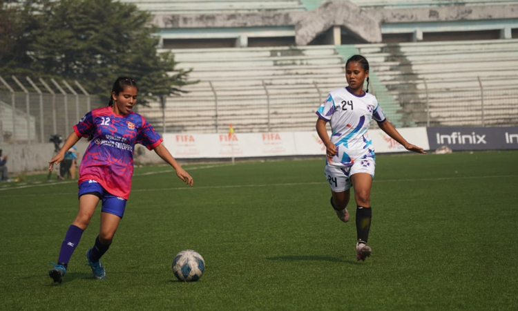 Nasrin thrash Kachari Para Akadash in omen’s Football League 