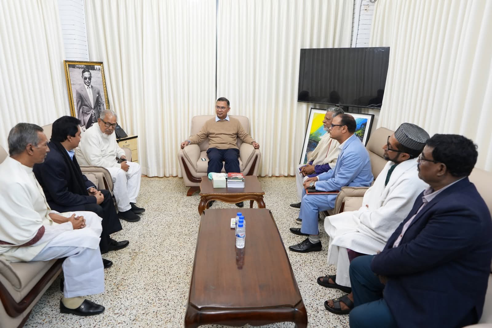 12-party alliance leaders meet Tarique Rahman