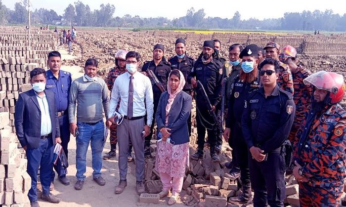 Four brick kilns fined Tk 14 lakh in Dinajpur