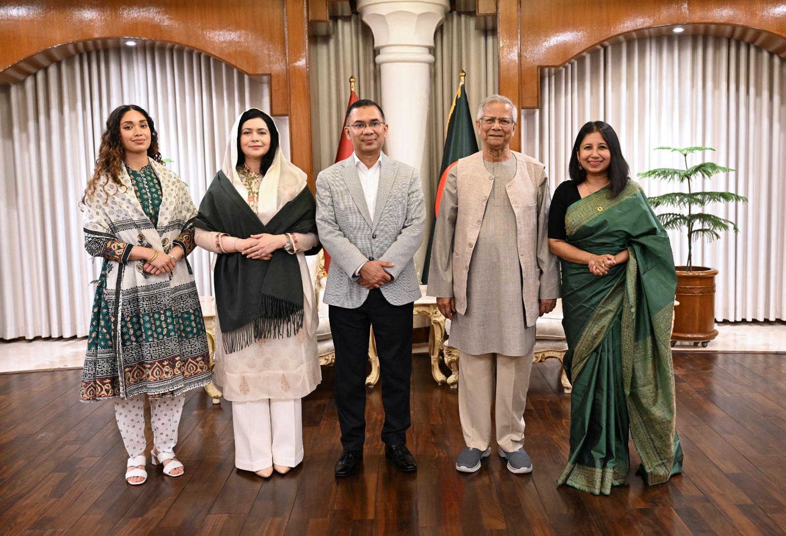Tarique Rahman meets Prof Yunus 