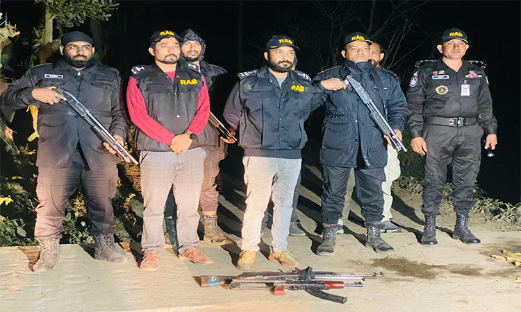 Looted Chinese rifle, local firearm recovered in Cumilla