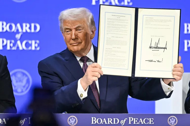 Trump unveils Board of Peace, 'New Gaza' plans at Davos