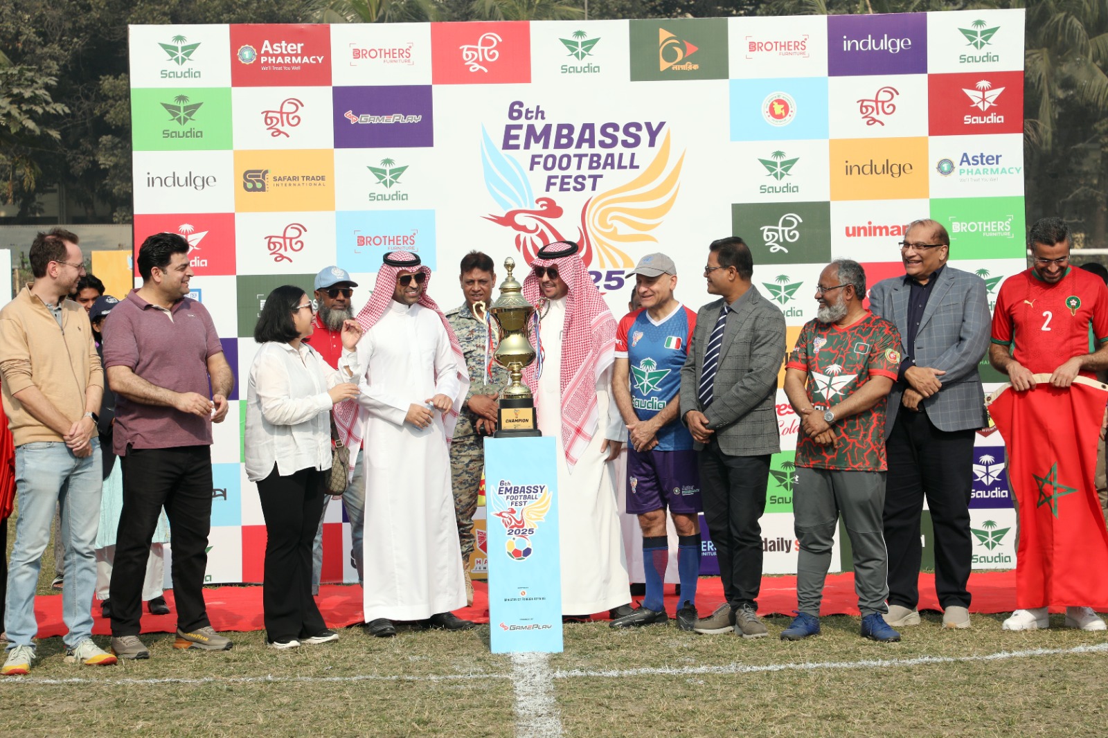Embassy Football Fest begins with 31 foreign missions 