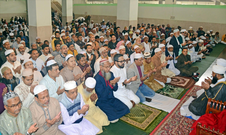 Doa mahfil held in Bogura seeking eternal peace of Khaleda Zia 
