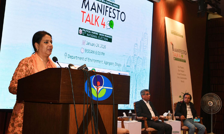 Parties must address environment issue in election manifesto: Rizwana