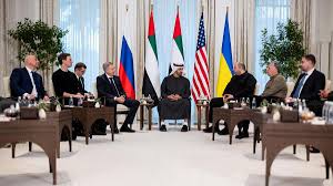 Ukraine says second round of talks in Abu Dhabi ends