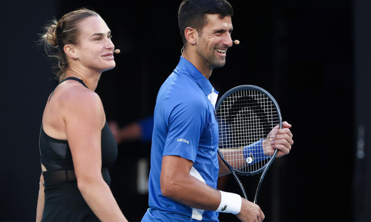 'Dream partner': Sabalenka keen for mixed-doubles date with Djokovic