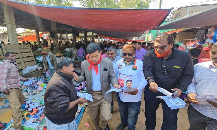 BNP candidate Dipen Dewan launches campaign in Bilaichhari
