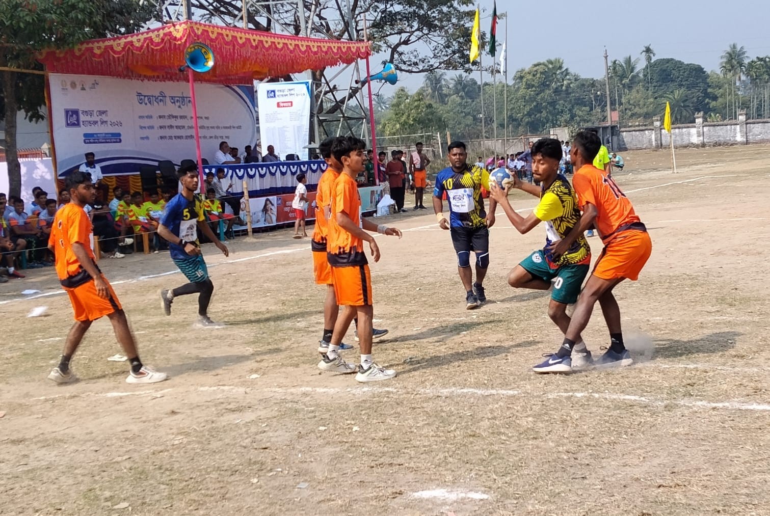Cute 1st Div Men's Handball League begins in Bogura