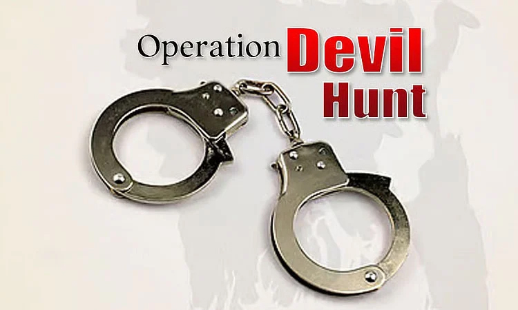 DMP arrests 38 under Operation Devil Hunt Phase-2